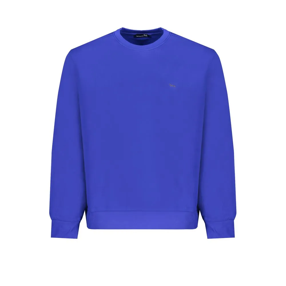 Harmont & Blaine Men's Blue Cotton Sweater