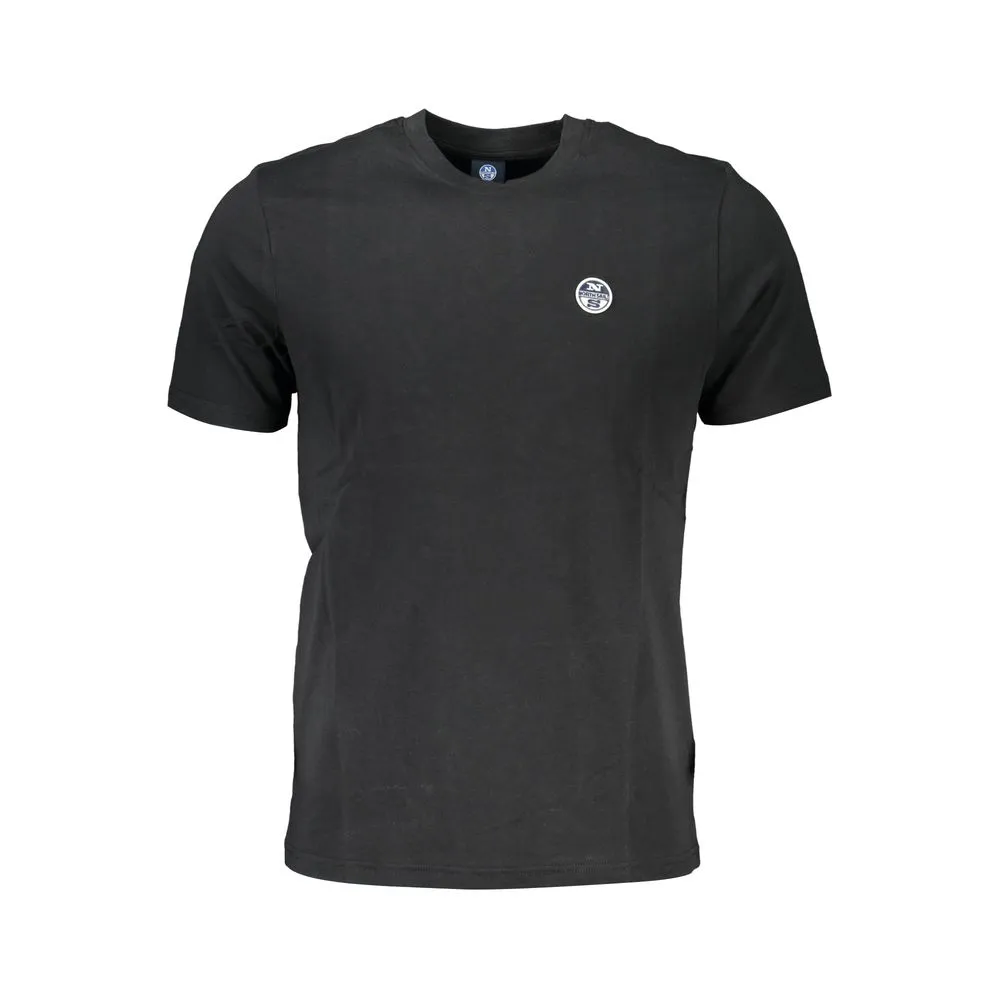 North Sails Men's Black Cotton T-Shirt