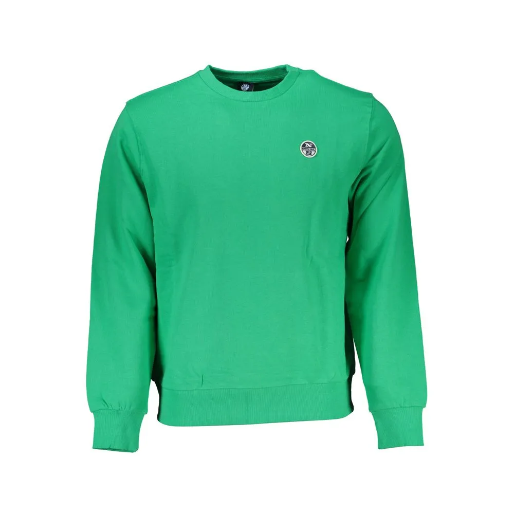 North Sails Men's Green Cotton Sweater