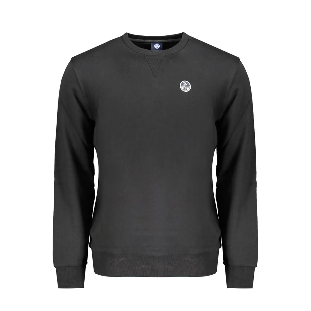 North Sails Men's Black Cotton Sweater