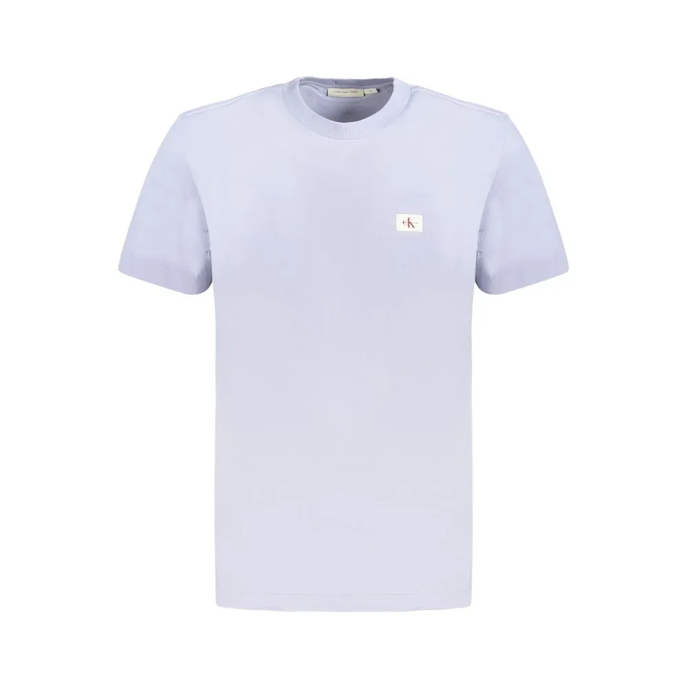 Calvin Klein Men's Light Blue Cotton T-Shirt