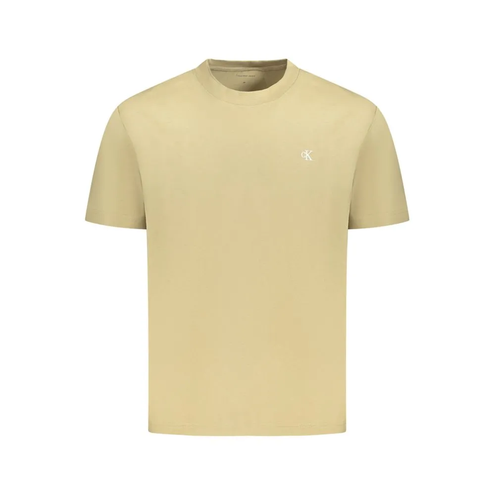Calvin Klein Men's Green Cotton T-Shirt