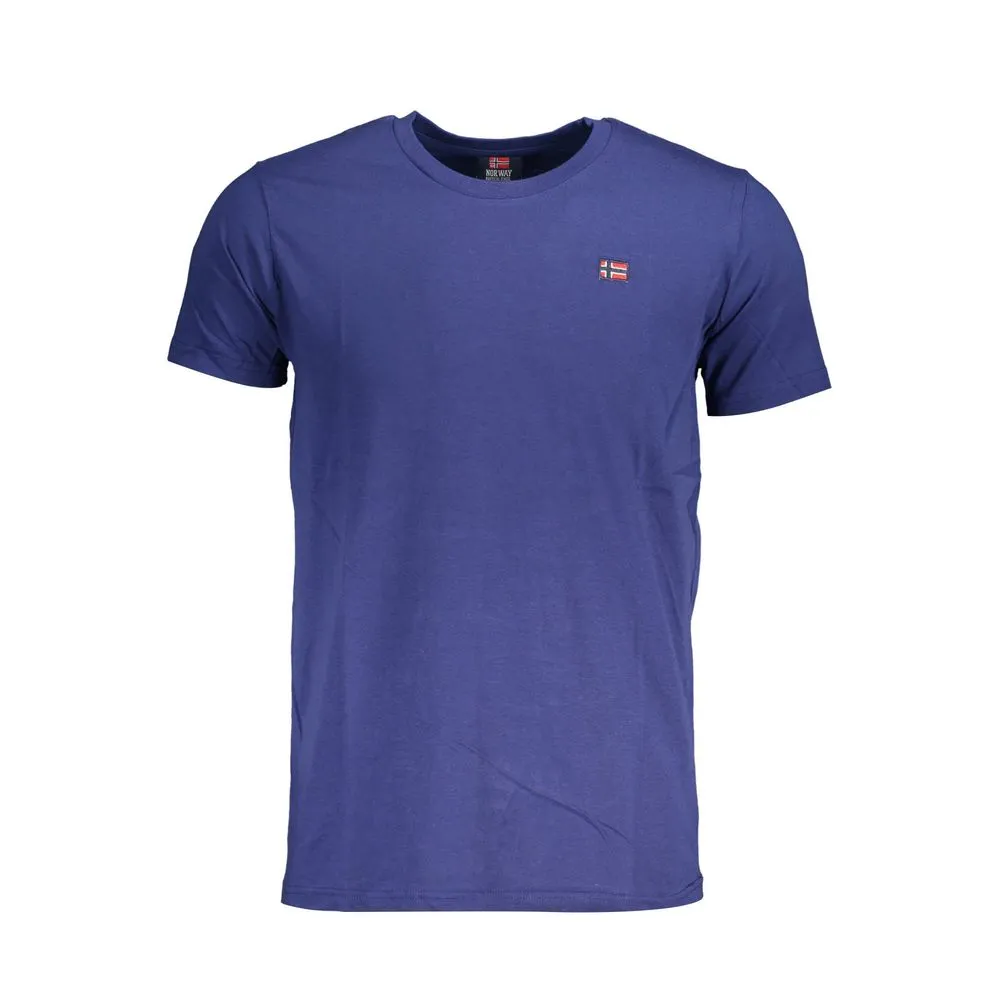Norway 1963 Men's Blue Cotton T-Shirt