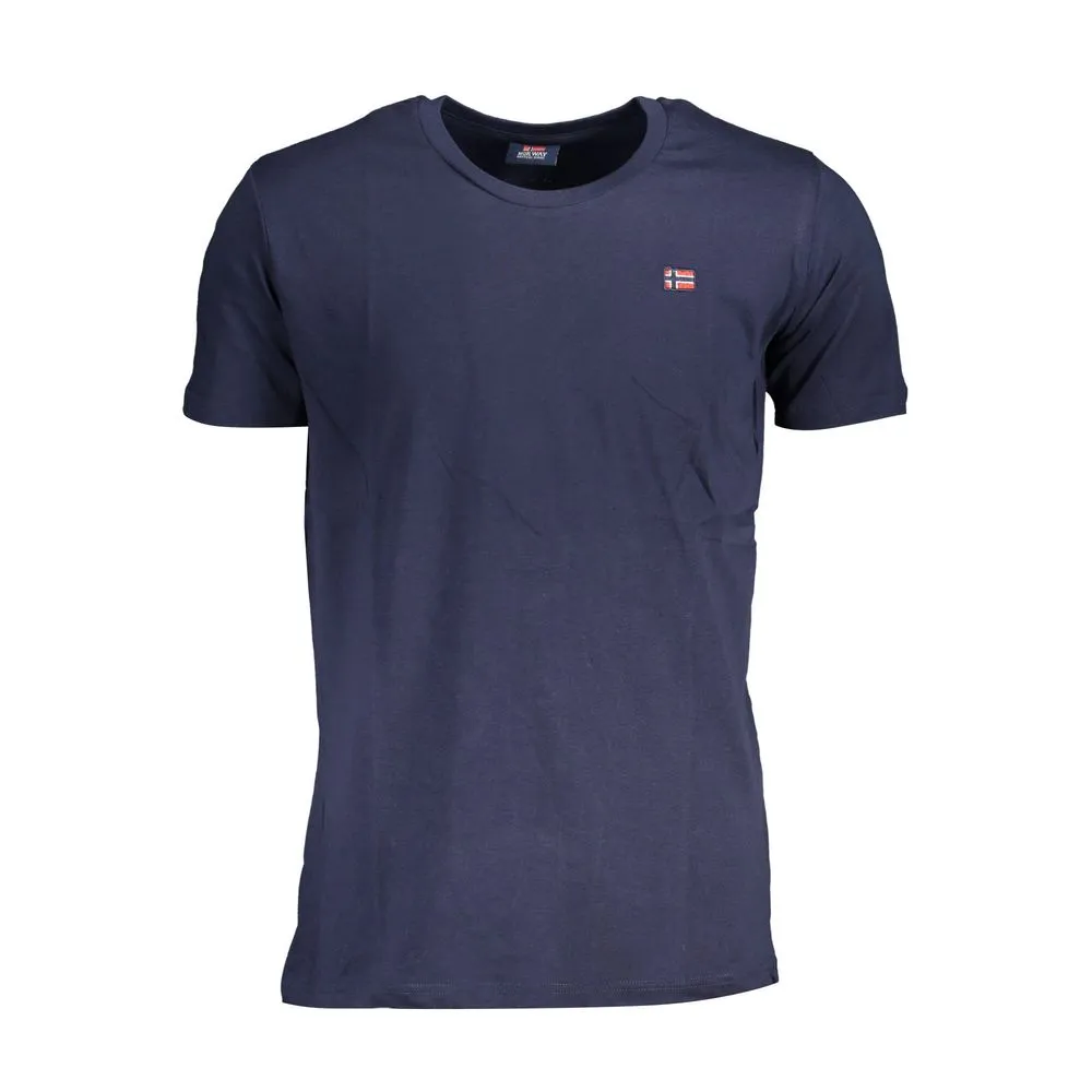 Norway 1963 Men's Blue Cotton T-Shirt