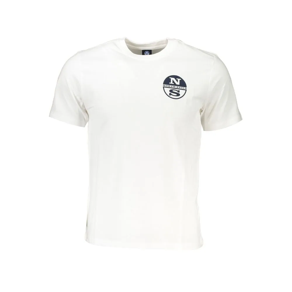 North Sails Men's White Cotton T-Shirt