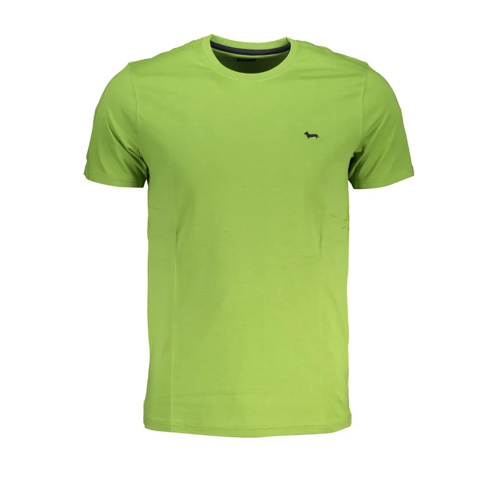Harmont & Blaine Men's Green Cotton T-Shirt