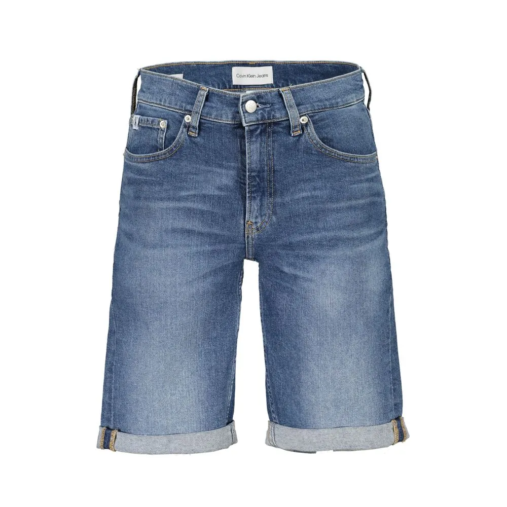 Calvin Klein Men's Blue Cotton Jeans & Pant