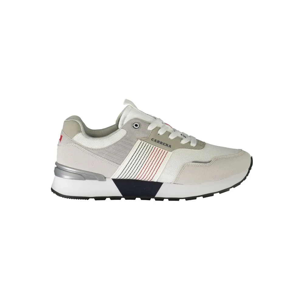 Carrera Men's White Polyester Sneaker