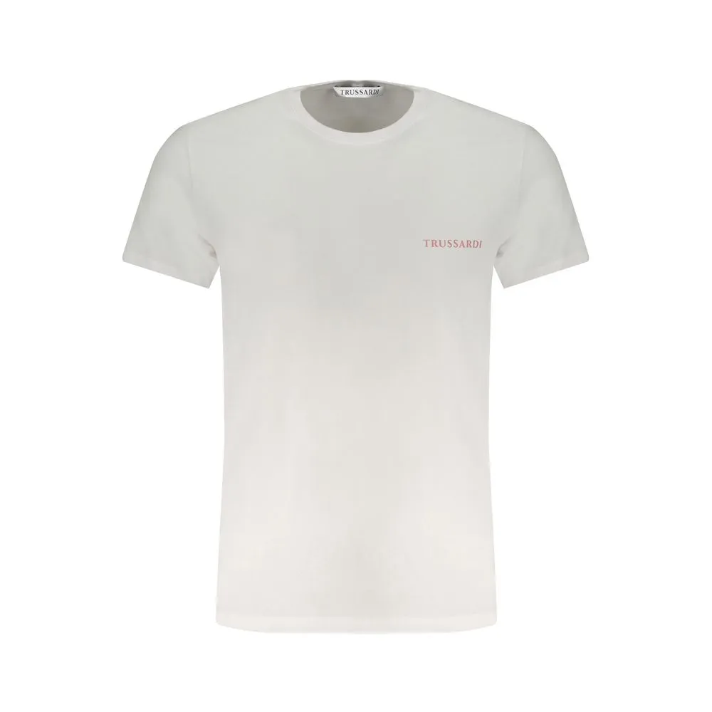 Trussardi Men's White Cotton T-Shirt