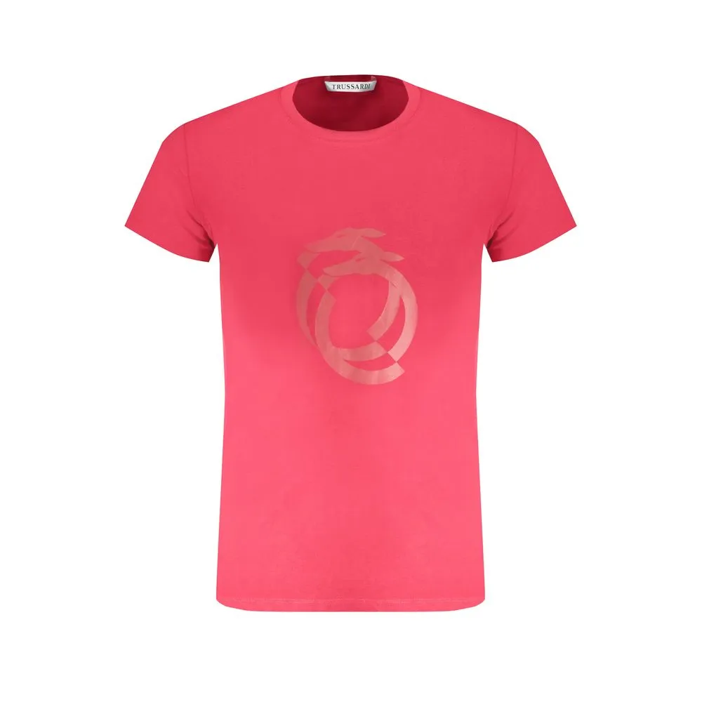 Trussardi Men's Red Cotton T-Shirt