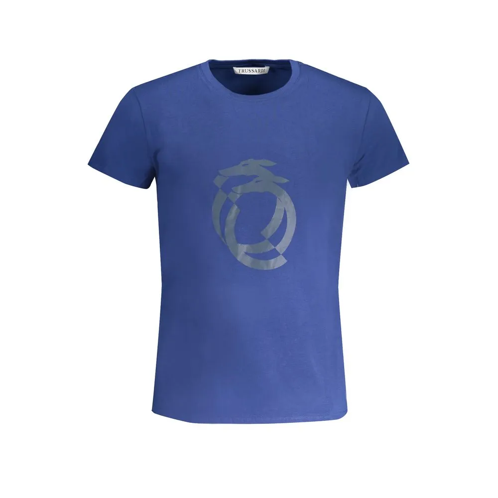 Trussardi Men's Blue Cotton T-Shirt