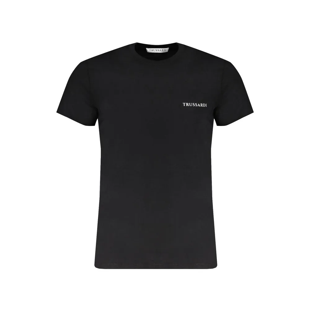 Trussardi Men's Black Cotton T-Shirt