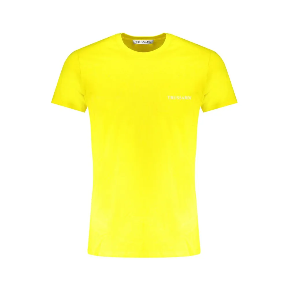 Trussardi Men's Yellow Cotton T-Shirt