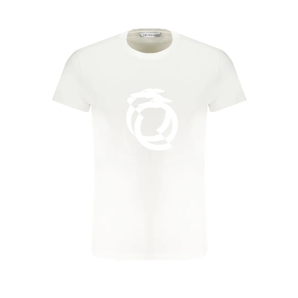 Trussardi Men's White Cotton T-Shirt