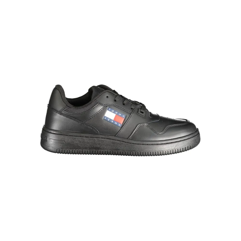 Tommy Hilfiger Women's Black Polyester Sneaker