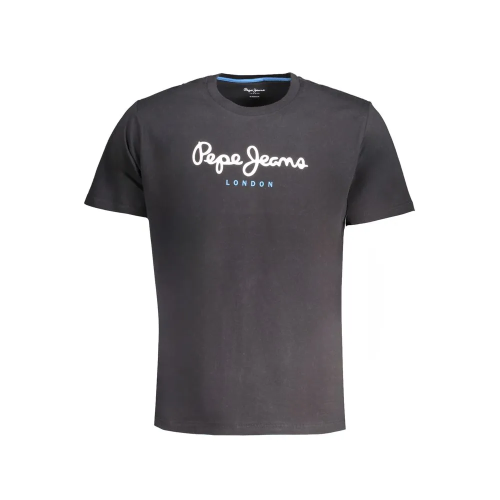 Pepe Jeans Men's Black Cotton T-Shirt