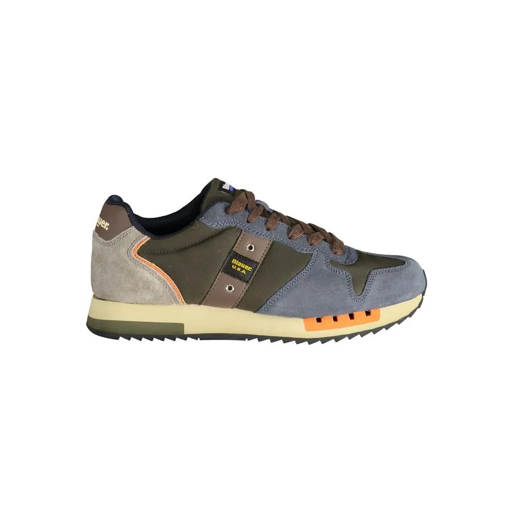 Blauer Men's Blue Polyester Sneaker