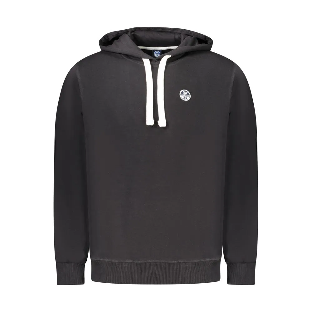 North Sails Black Cotton Men Sweater