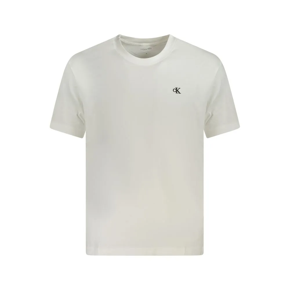 Calvin Klein Men's White Cotton T-Shirt