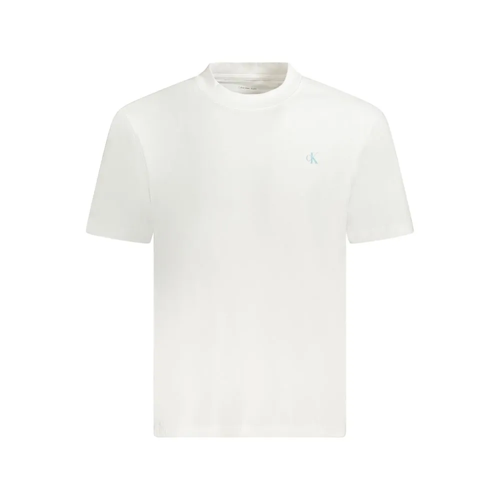 Calvin Klein Men's White Cotton T-Shirt