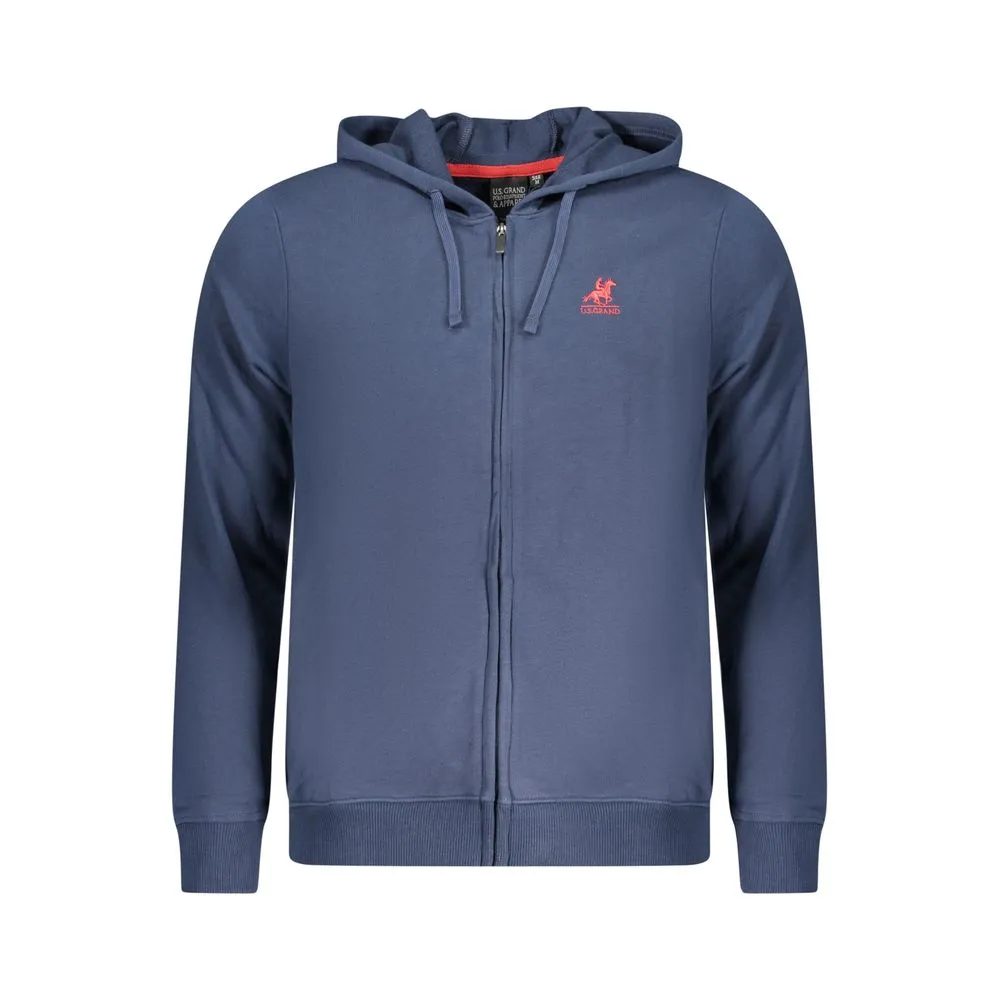 U.S. Grand Polo Men's Blue Cotton Sweater