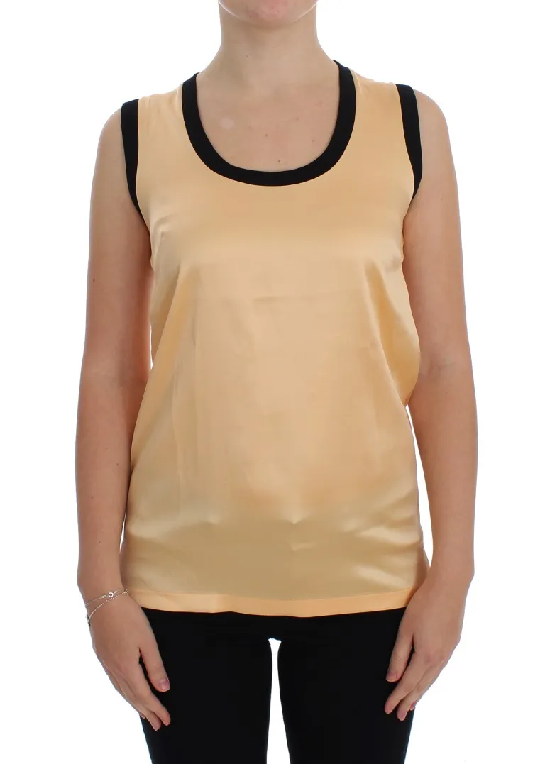Dolce & Gabbana Women's Enchanted Sicily Silk Stretch Tank Top
