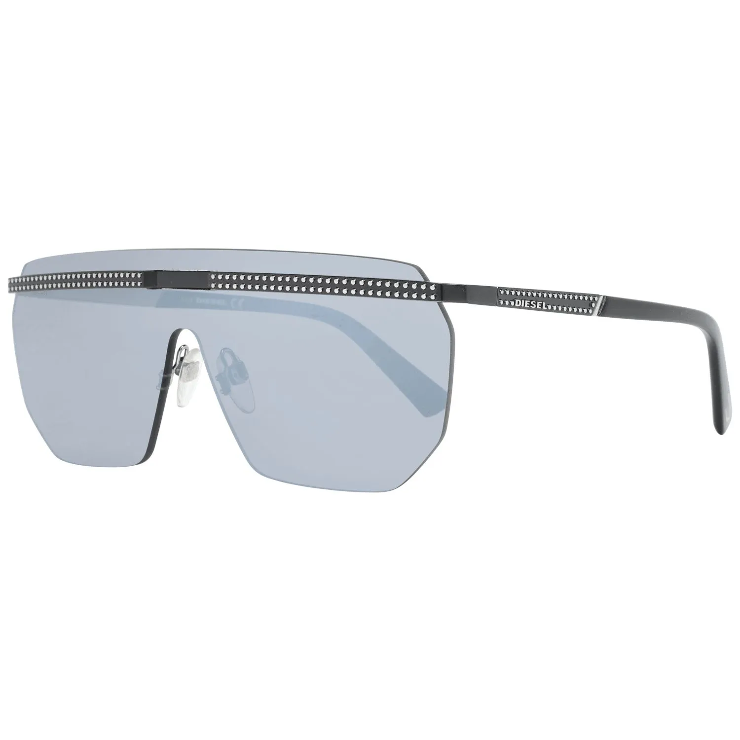 Diesel Black Men Sunglasses