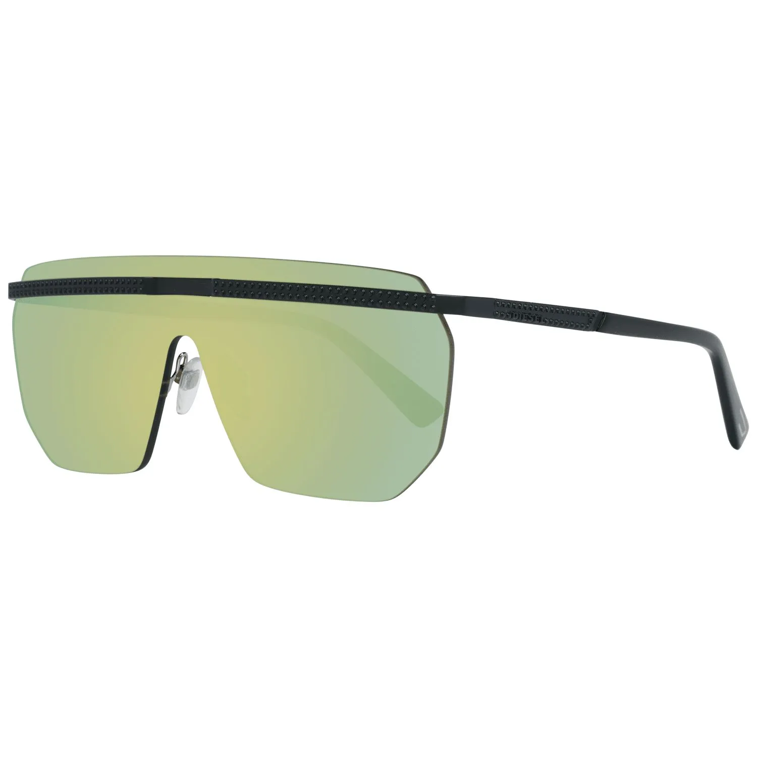 Diesel Black Men Sunglasses