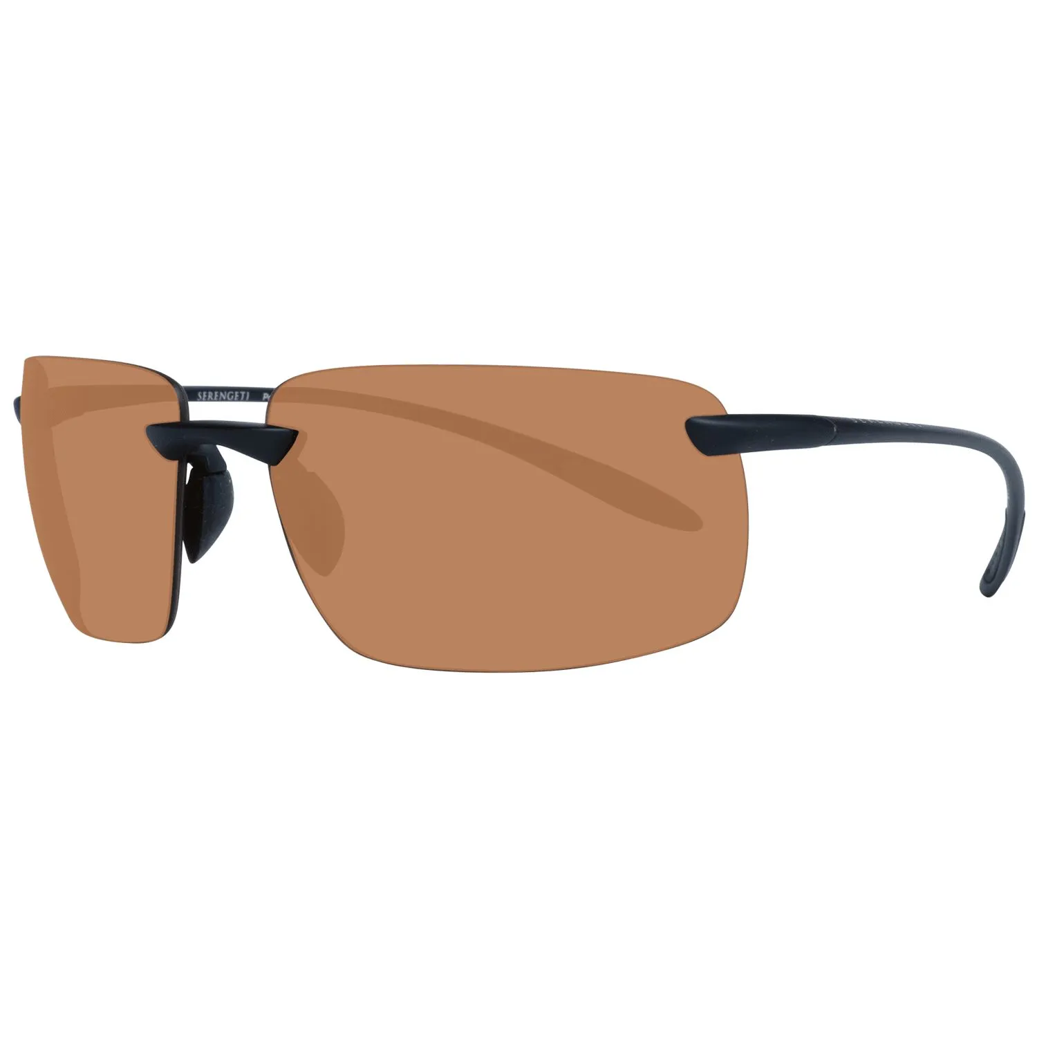 Serengeti Unisex Black Unisex Sunglasses