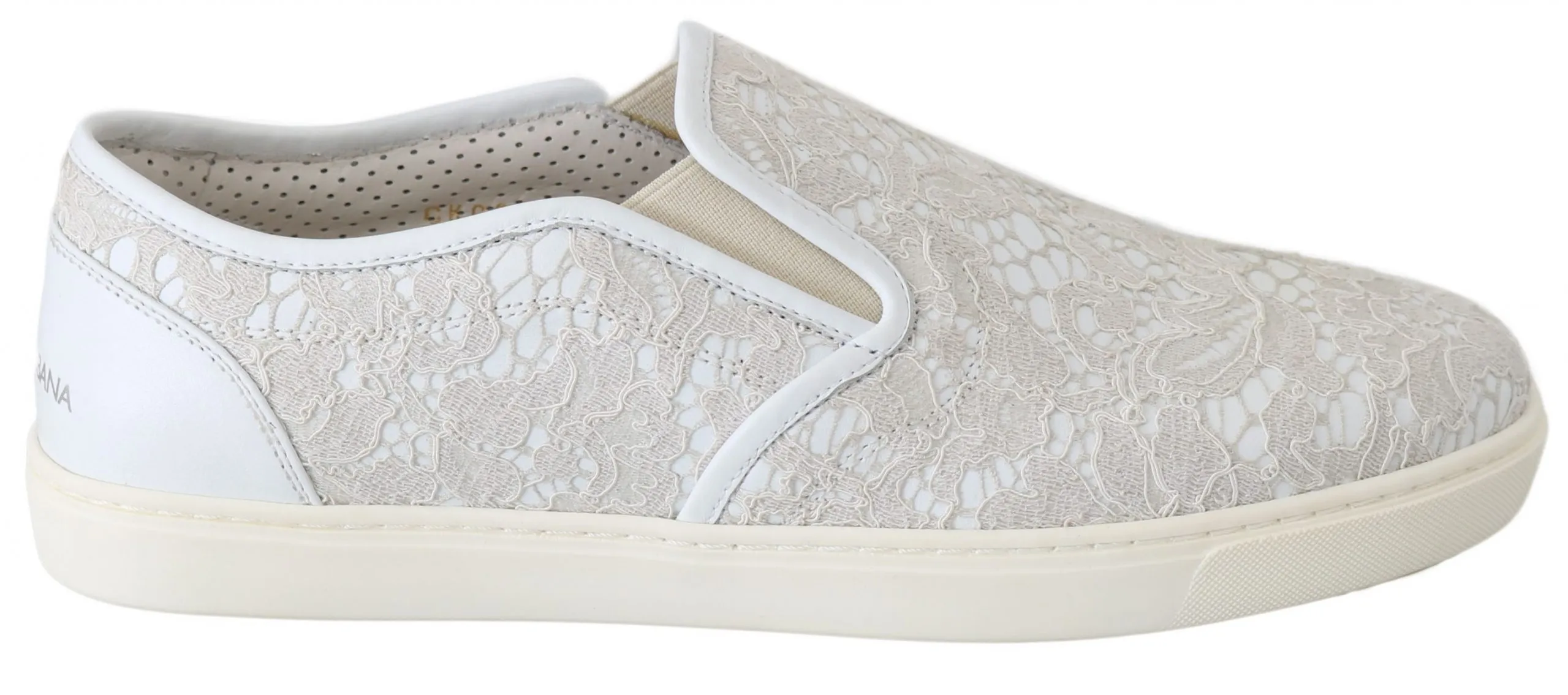 Dolce & Gabbana Women's Elegant Off White Loafers for Ladies