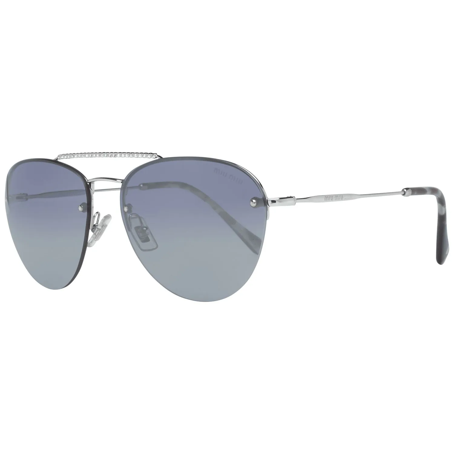 Miu Miu Silver Women Sunglasses