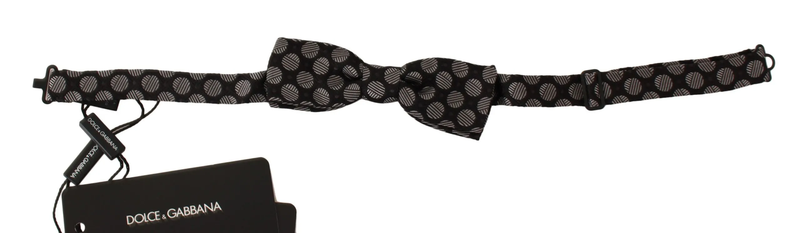 Dolce & Gabbana Men's Elegant Polka Dot Silk Bow Tie