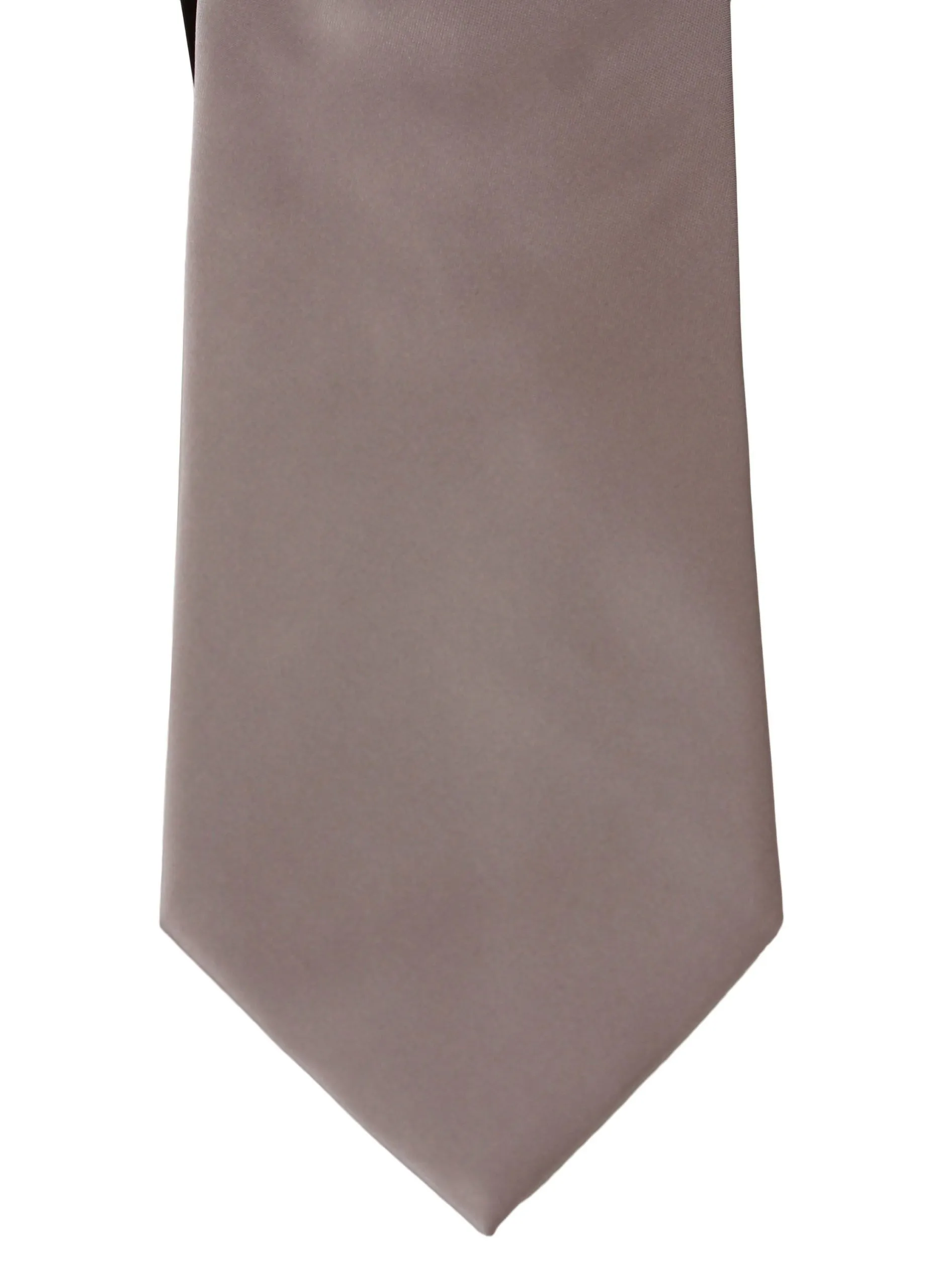 Dolce & Gabbana Men's Elegant Grey Silk Necktie