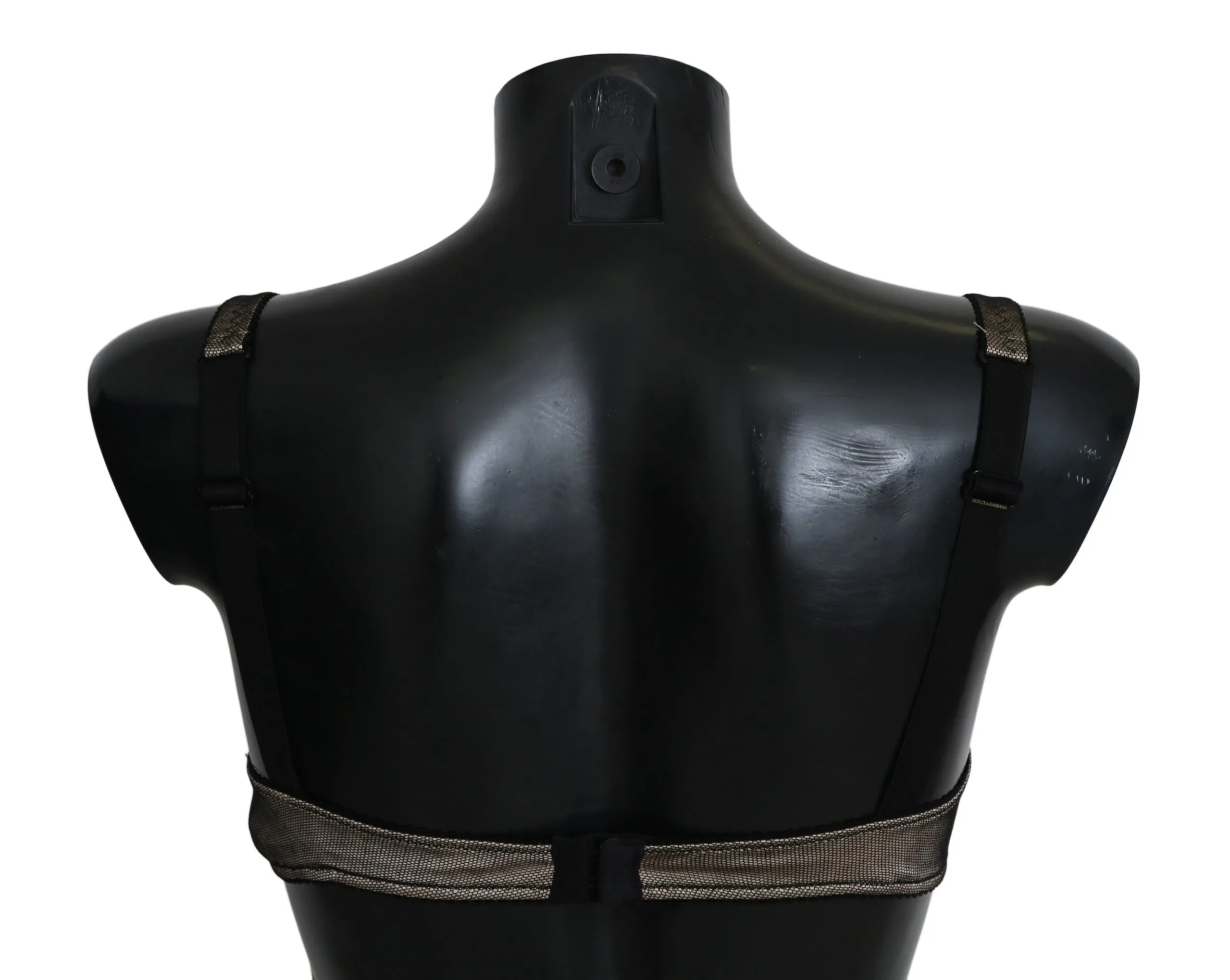 Dolce & Gabbana Women's Elegant Brown Stretch Bra Womens Underwear