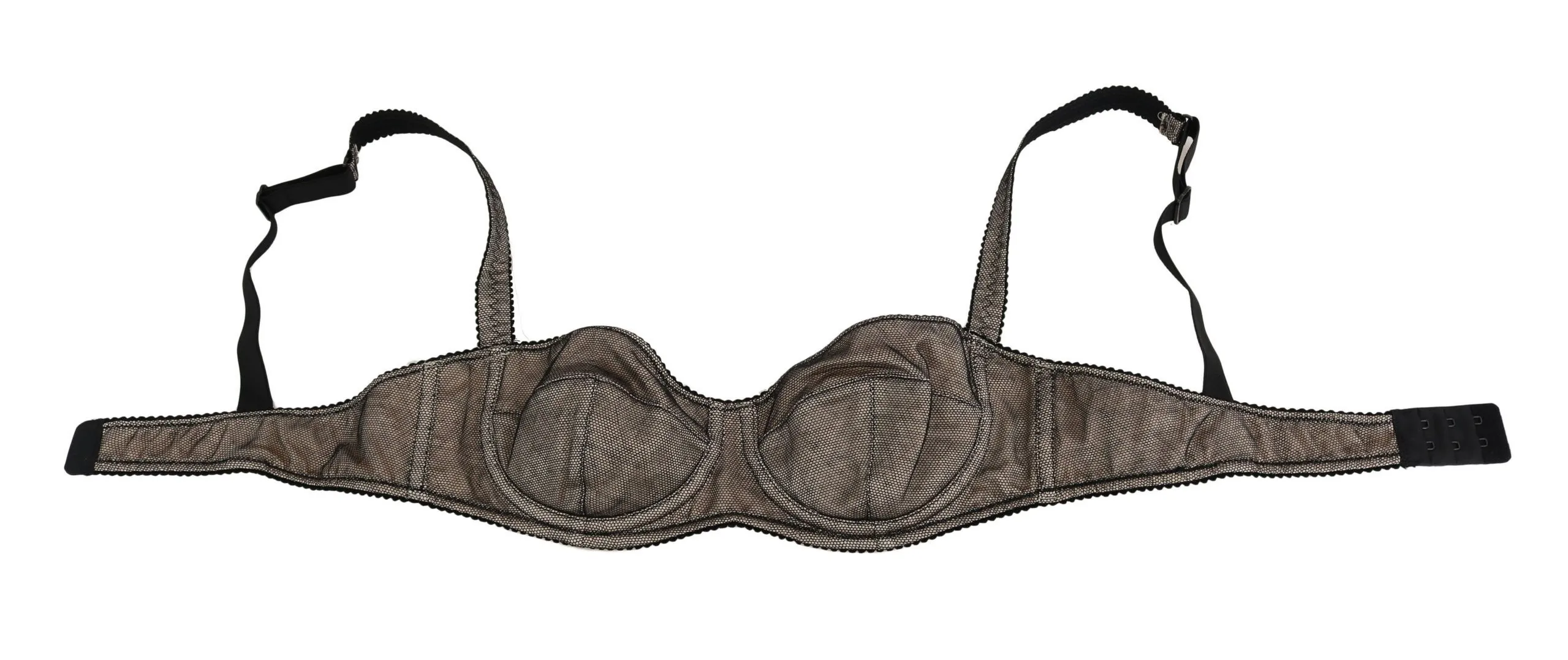 Dolce & Gabbana Women's Elegant Brown Stretch Bra Womens Underwear