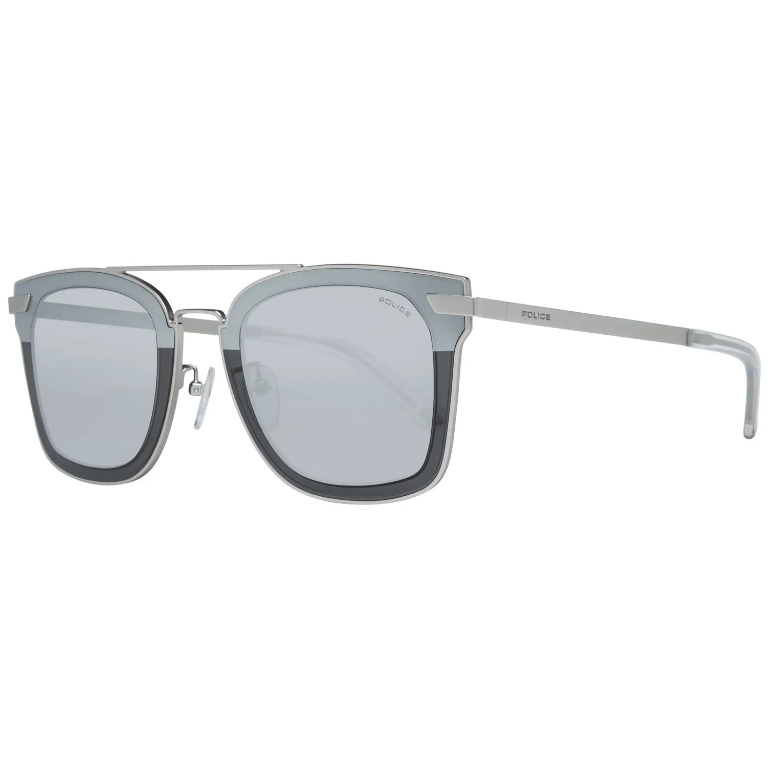 Police Silver Men Sunglasses