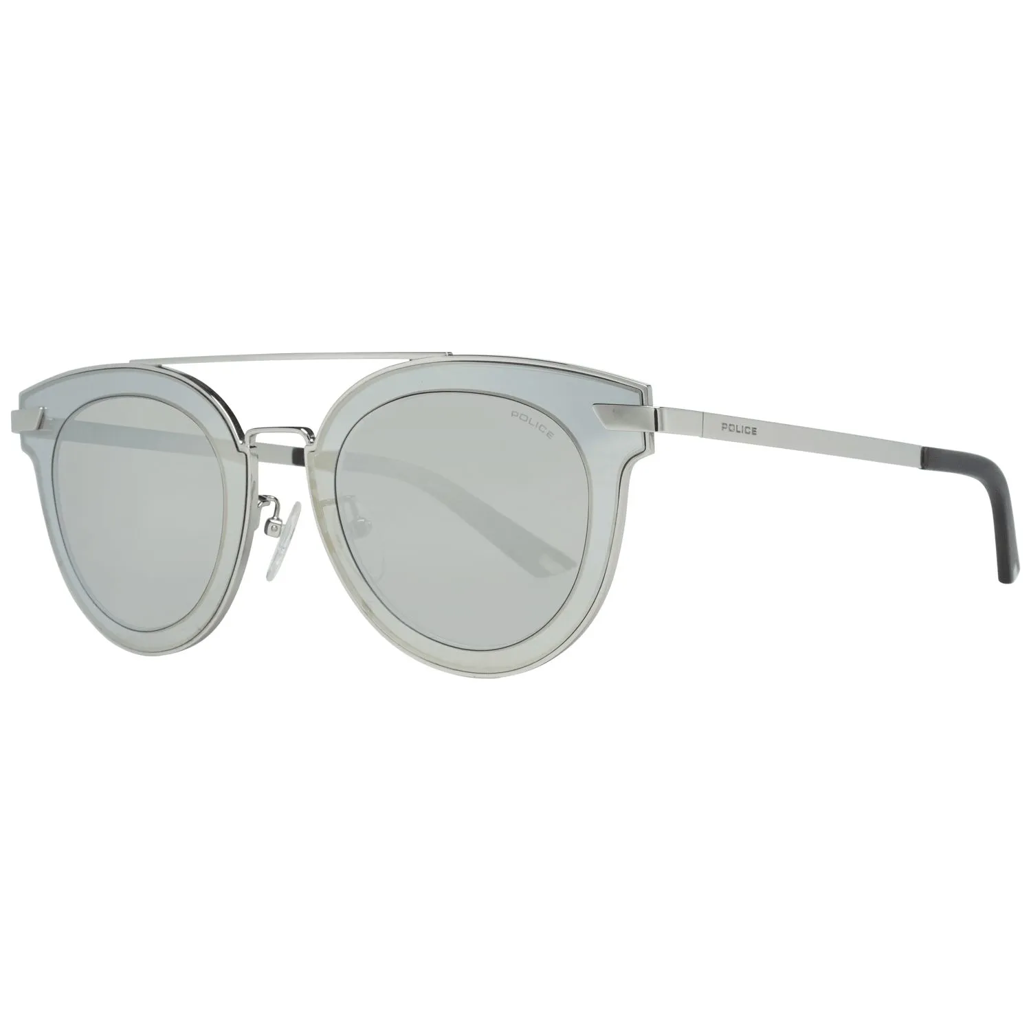 Police Silver Men Sunglasses