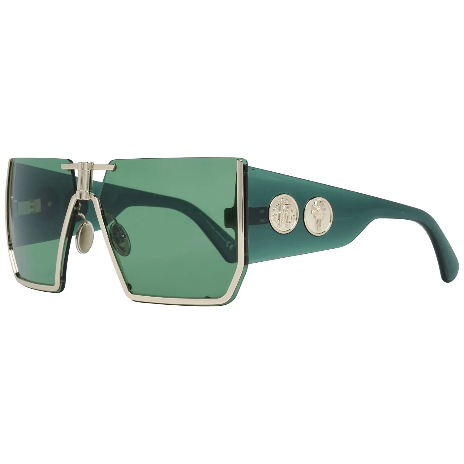 Roberto Cavalli Green Men Sunglasses