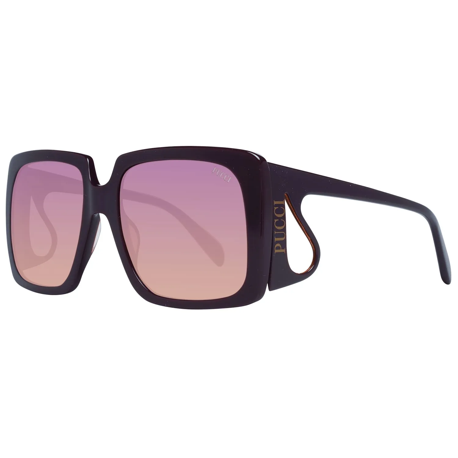 Emilio Pucci Women's Burgundy Sunglasses for Woman