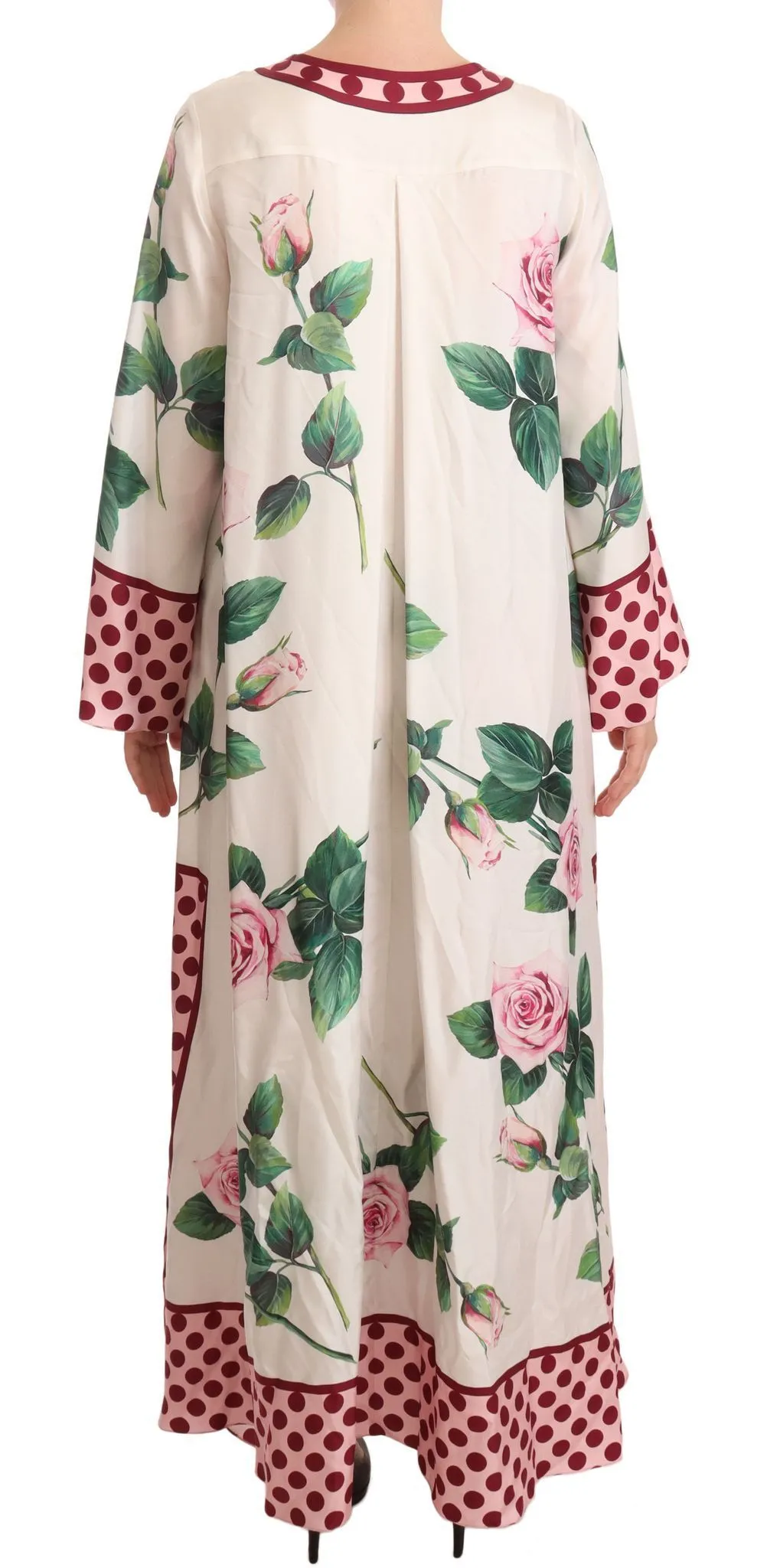 Dolce & Gabbana Women's Exquisite Floral Silk Kaftan Dress
