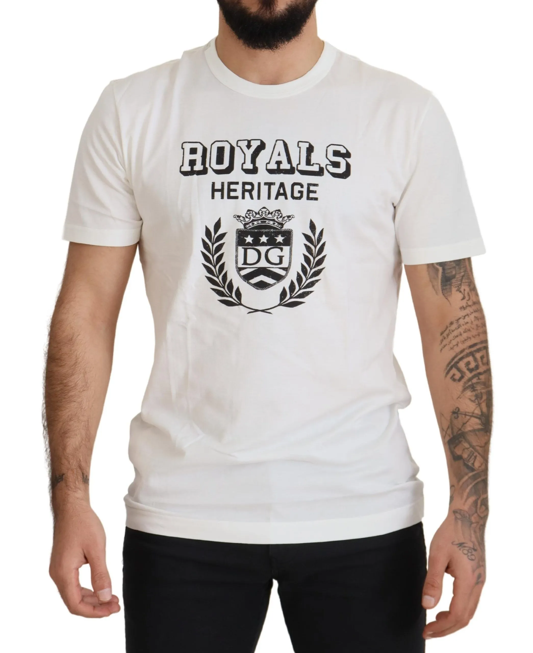 Dolce & Gabbana Men's Royals Heritage Crewneck Tee