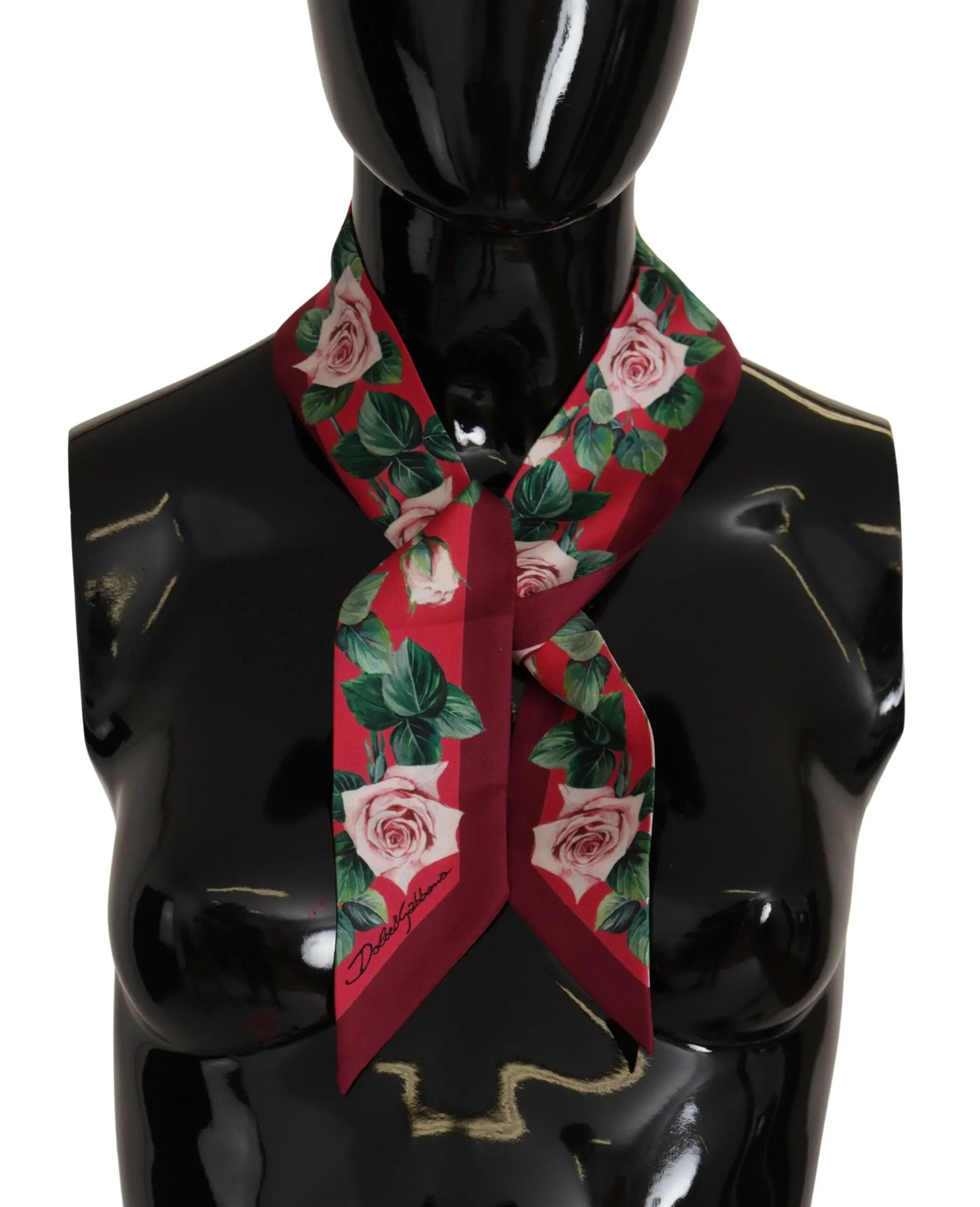 Dolce & Gabbana Women's Elegant Multicolor Silk Bandeau Scarf