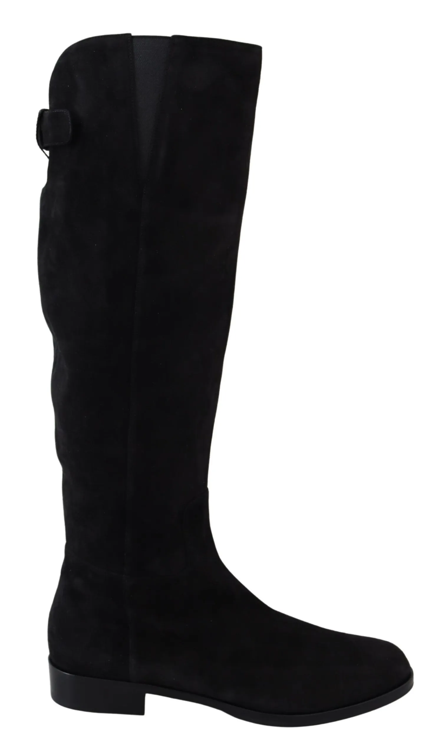 Dolce & Gabbana Women's Elegant Knee High Suede Leather Boots