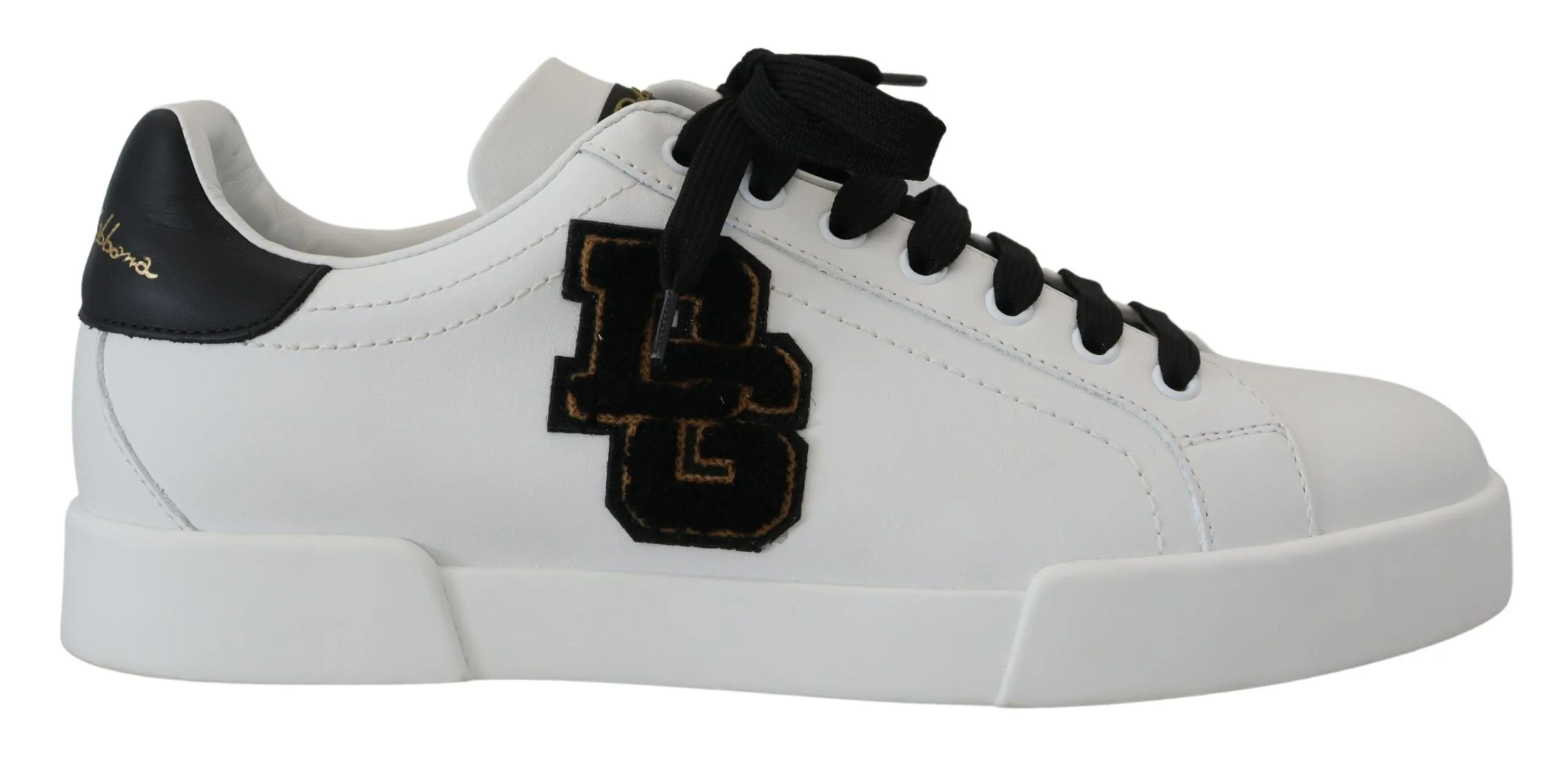 Dolce & Gabbana Men's Elegant Two-Tone Leather Sneakers
