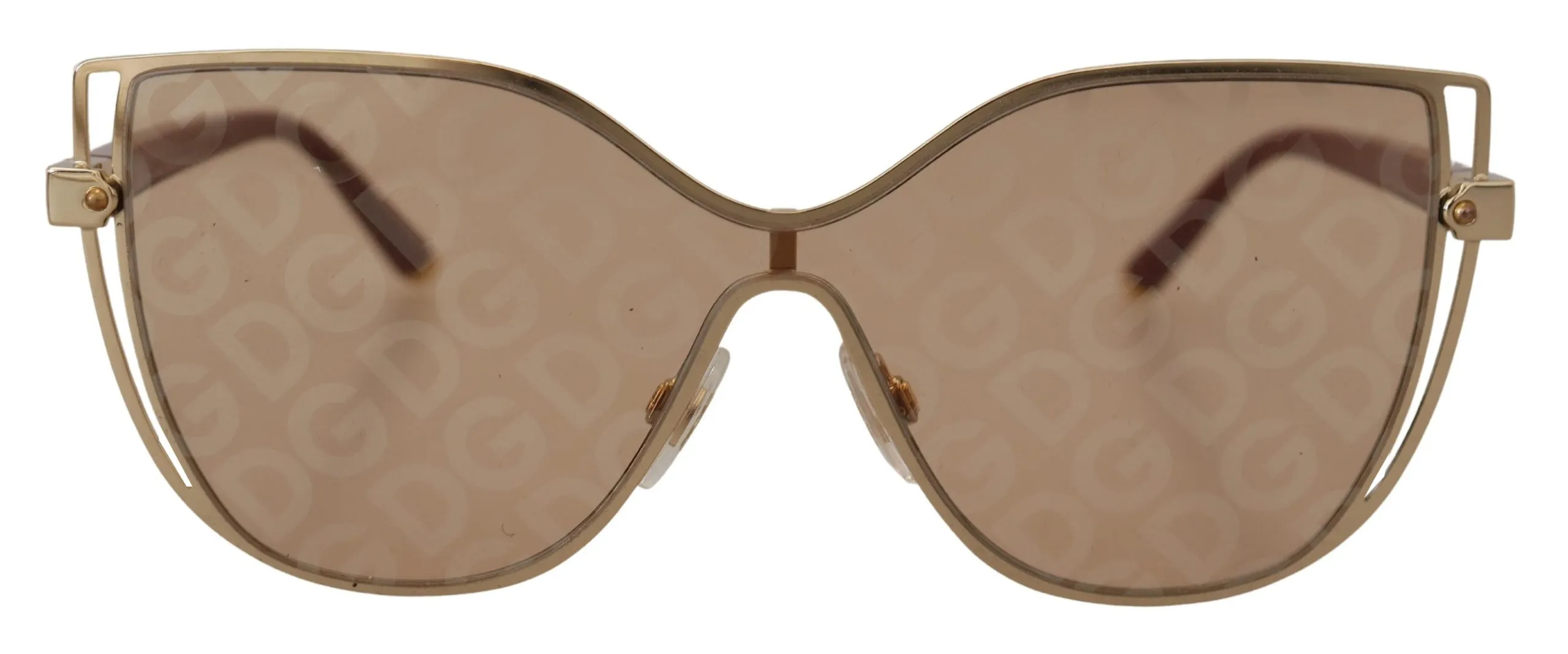 Dolce & Gabbana Women's Elegant Gold-Toned UV Protective Sunglasses