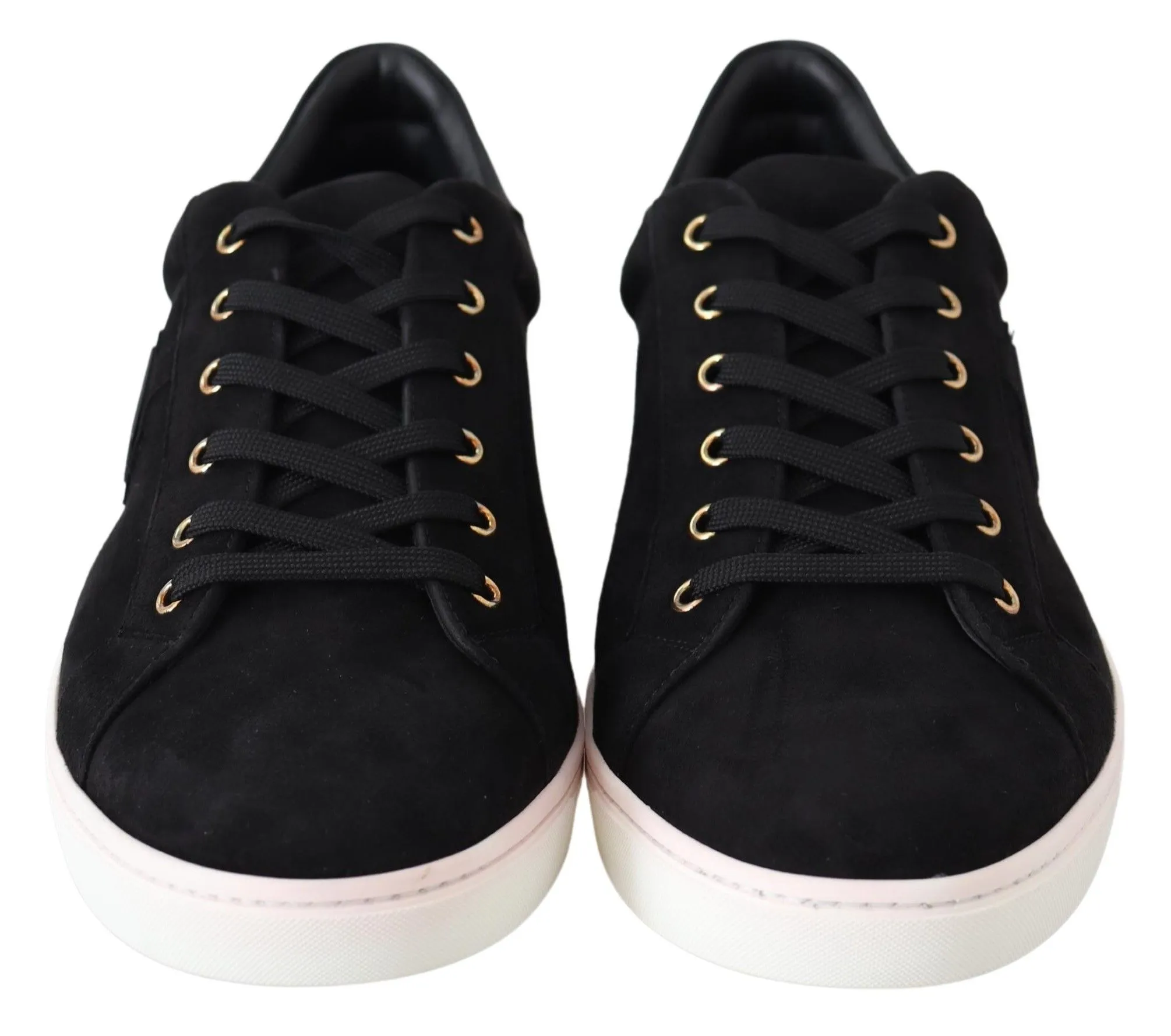 Dolce & Gabbana Men's Chic Black Leather Sneakers for Men