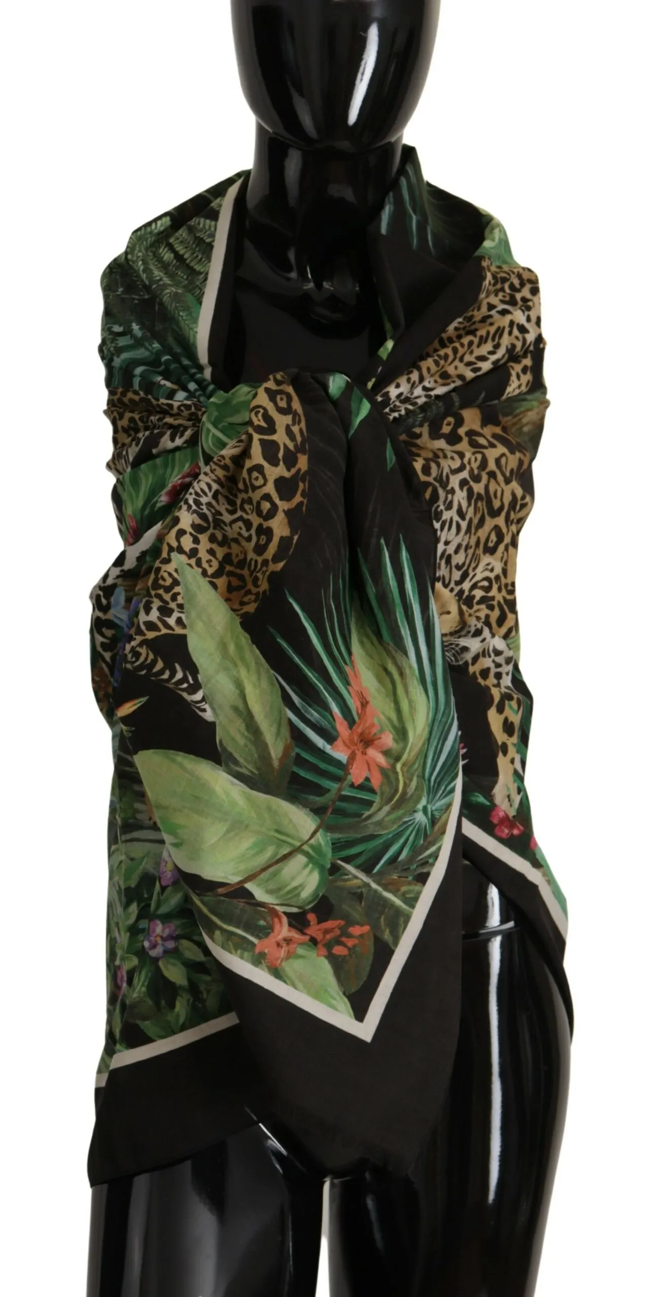 Dolce & Gabbana Women's Multicolor Cotton Chic Scarf