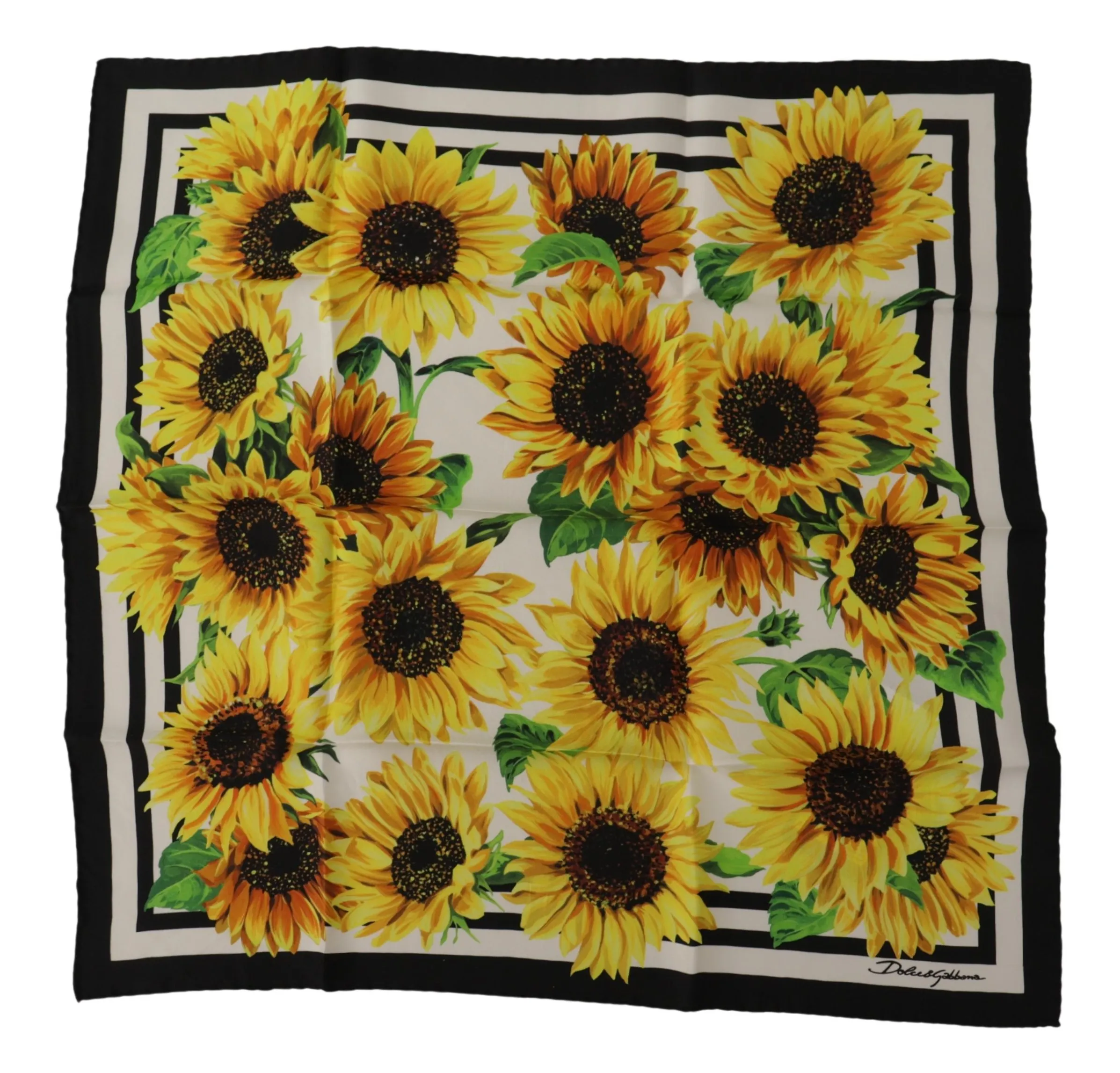 Dolce & Gabbana Women's Sunflower Silk Square Scarf