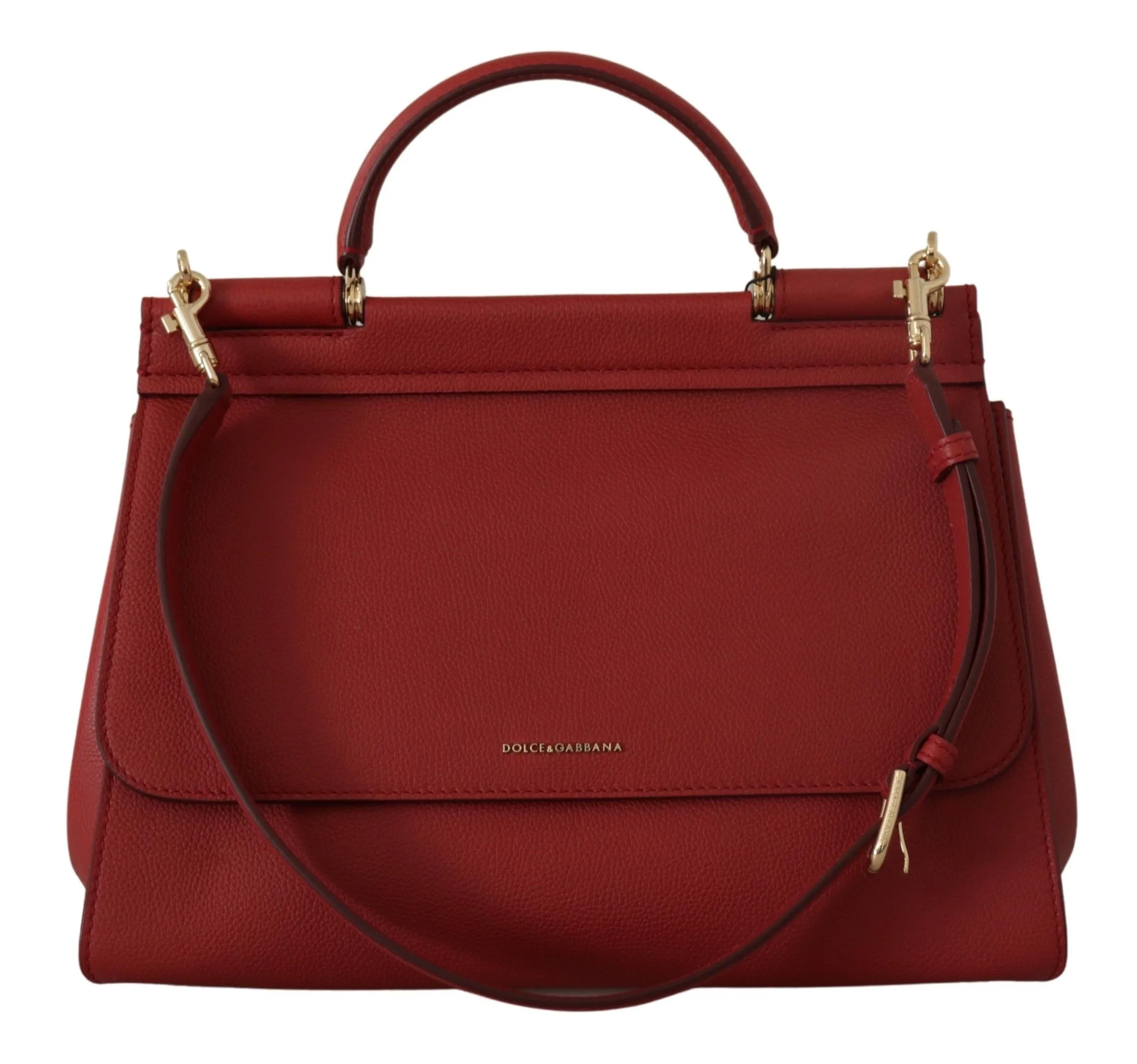 Dolce & Gabbana Dolce & Gabbana Red Leather Hand Shoulder SICILY Women Bag