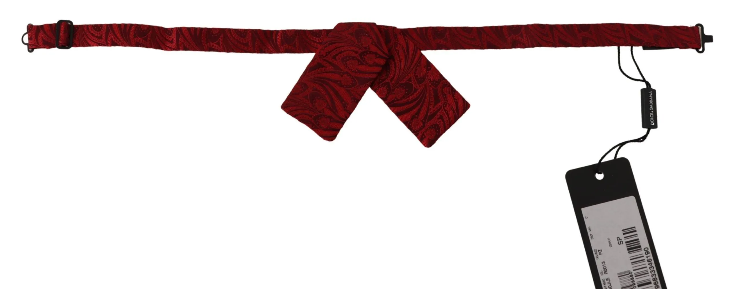 Dolce & Gabbana Men's Elegant Silk Red Bow Tie